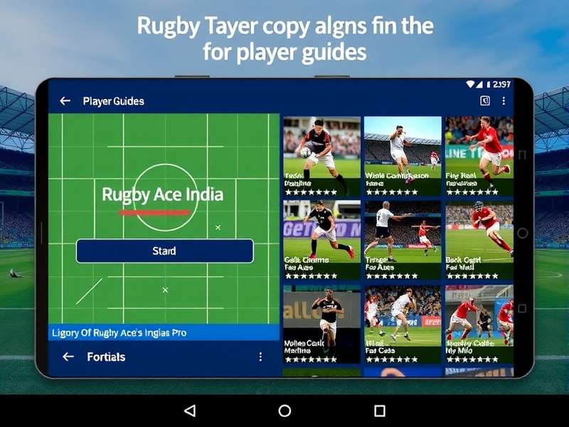 Rugby Ace India Pro Player Guides Screenshot Rugby Ace India Pro Player Guides Screenshot